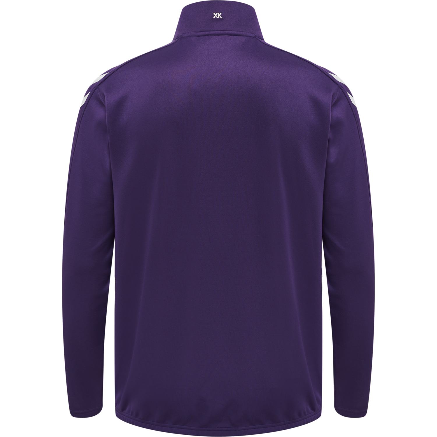 FFHB HALF ZIP PL SWEAT, ACAI/WHITE, packshot