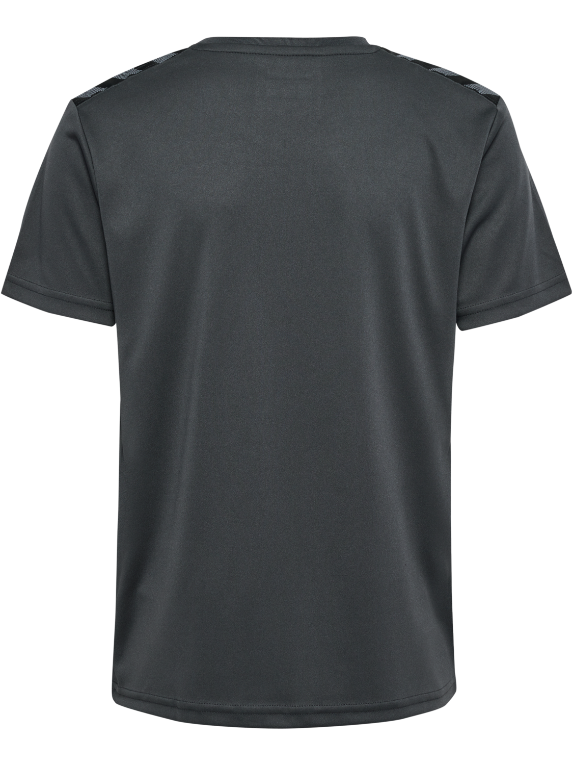 hmlAUTHENTIC PL JERSEY S/S KIDS, ASPHALT, packshot