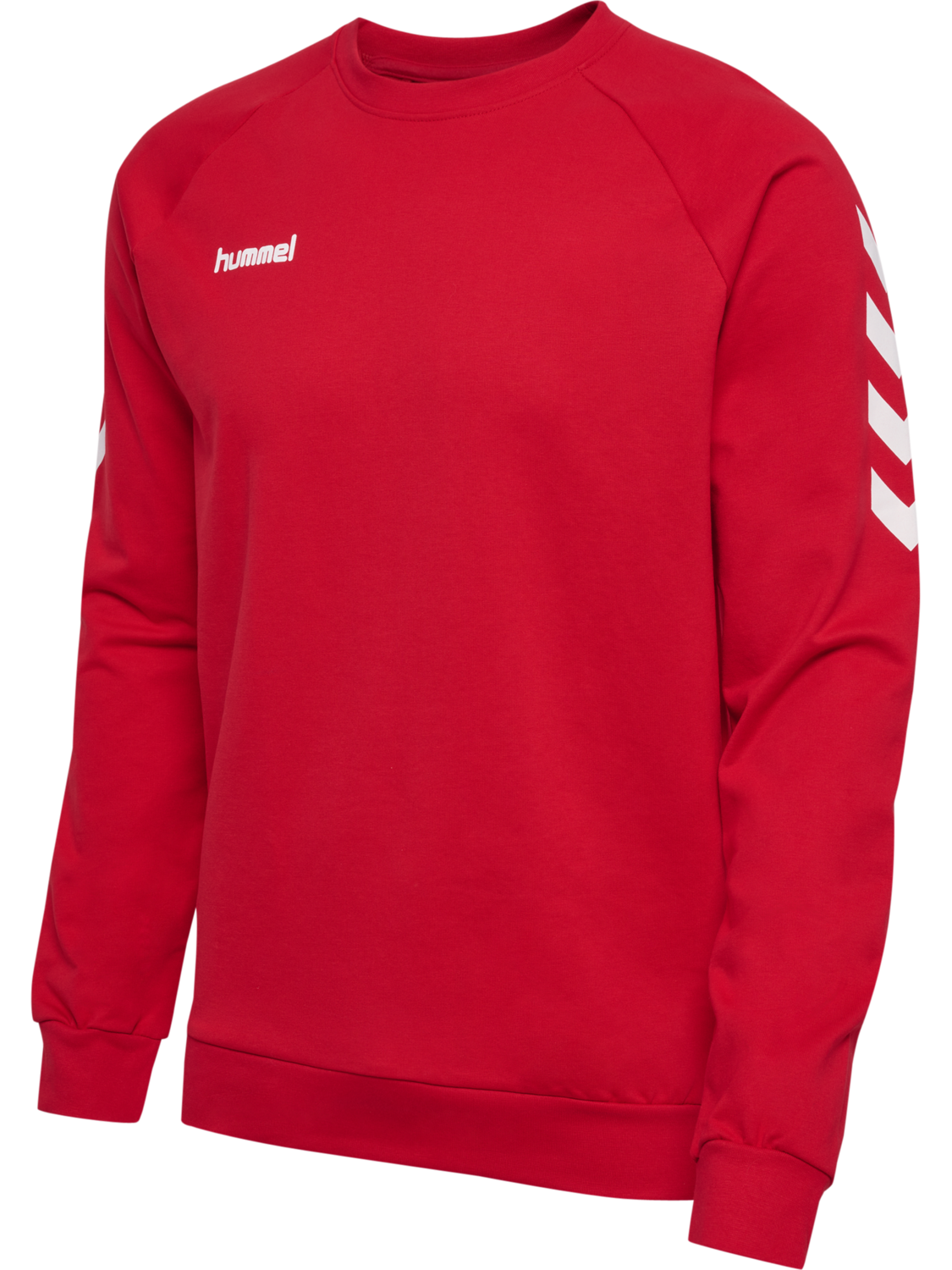 HMLGO COTTON SWEATSHIRT, TRUE RED, packshot