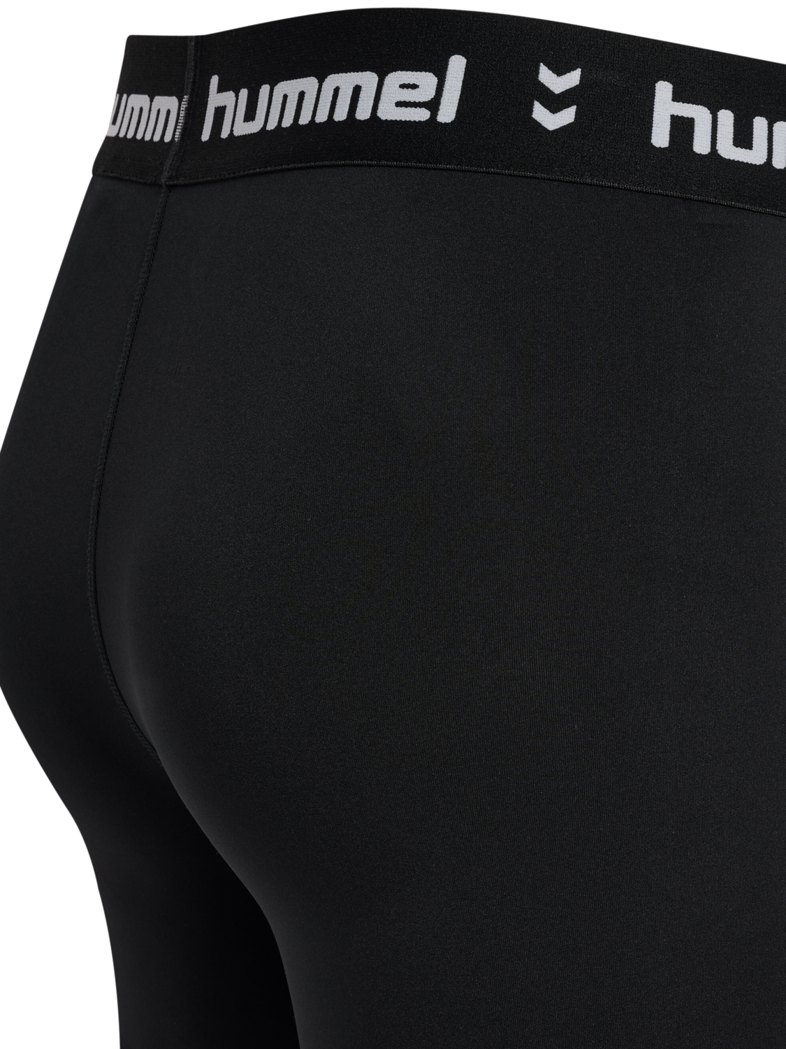 hmlPULSE MID WAIST SHORT TIGHTS, BLACK, packshot