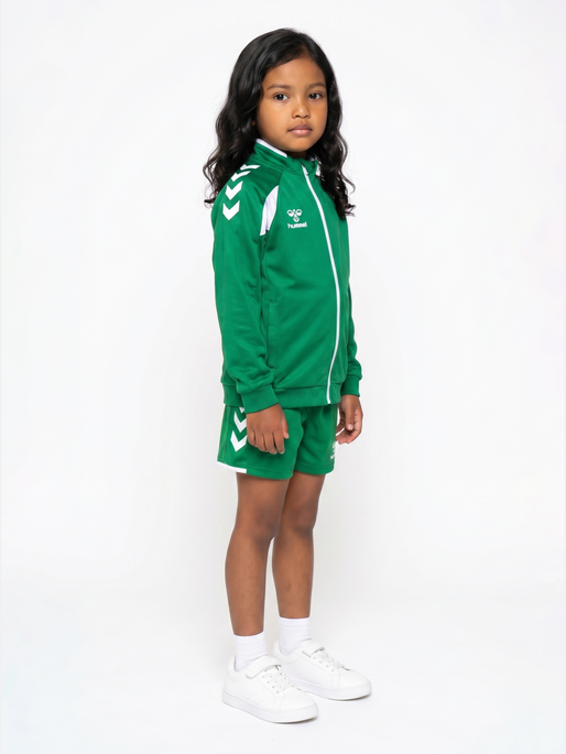 hmlCORE 2.0 TRACK ZIP JACKET KIDS, JELLY BEAN/WHITE, model