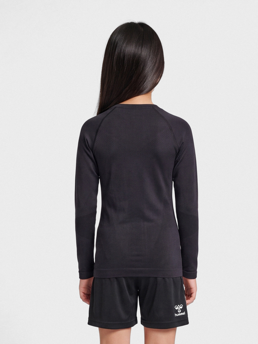 hmlBL COMFORT 2.0 TEE L/S KIDS, BLACK, model