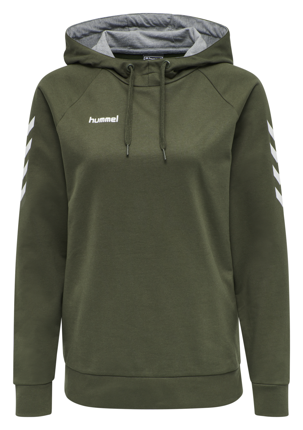 HMLGO COTTON HOODIE WOMAN, GRAPE LEAF, packshot