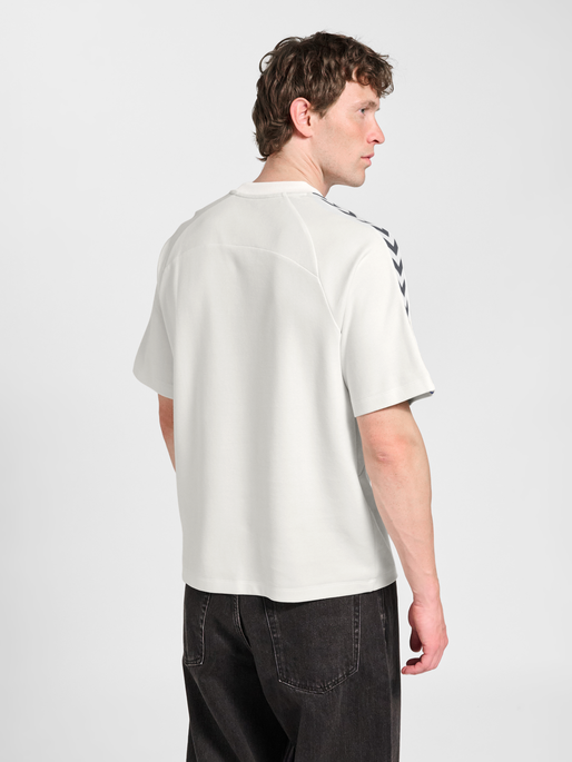 hmlROOT T-SHIRT S/S, BLANC DE BLANC, model
