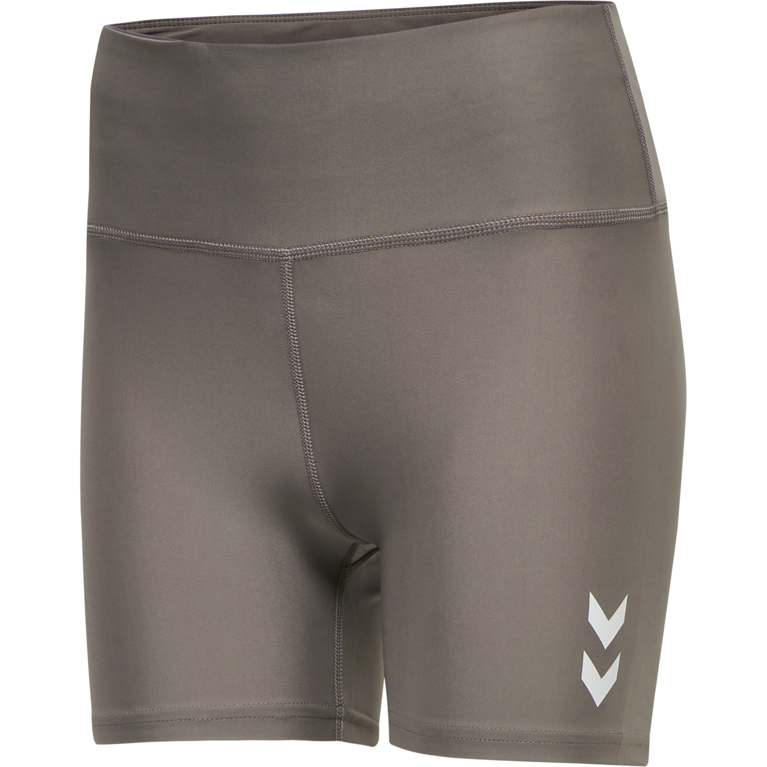 hmlTE TOLA HW TIGHT SHORTS, DRIFTWOOD, packshot