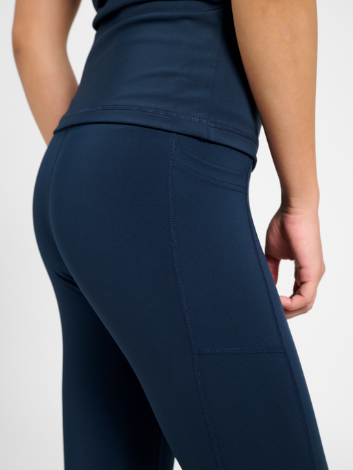 hmlPRIMA HW TIGHTS, DRESS BLUES, model