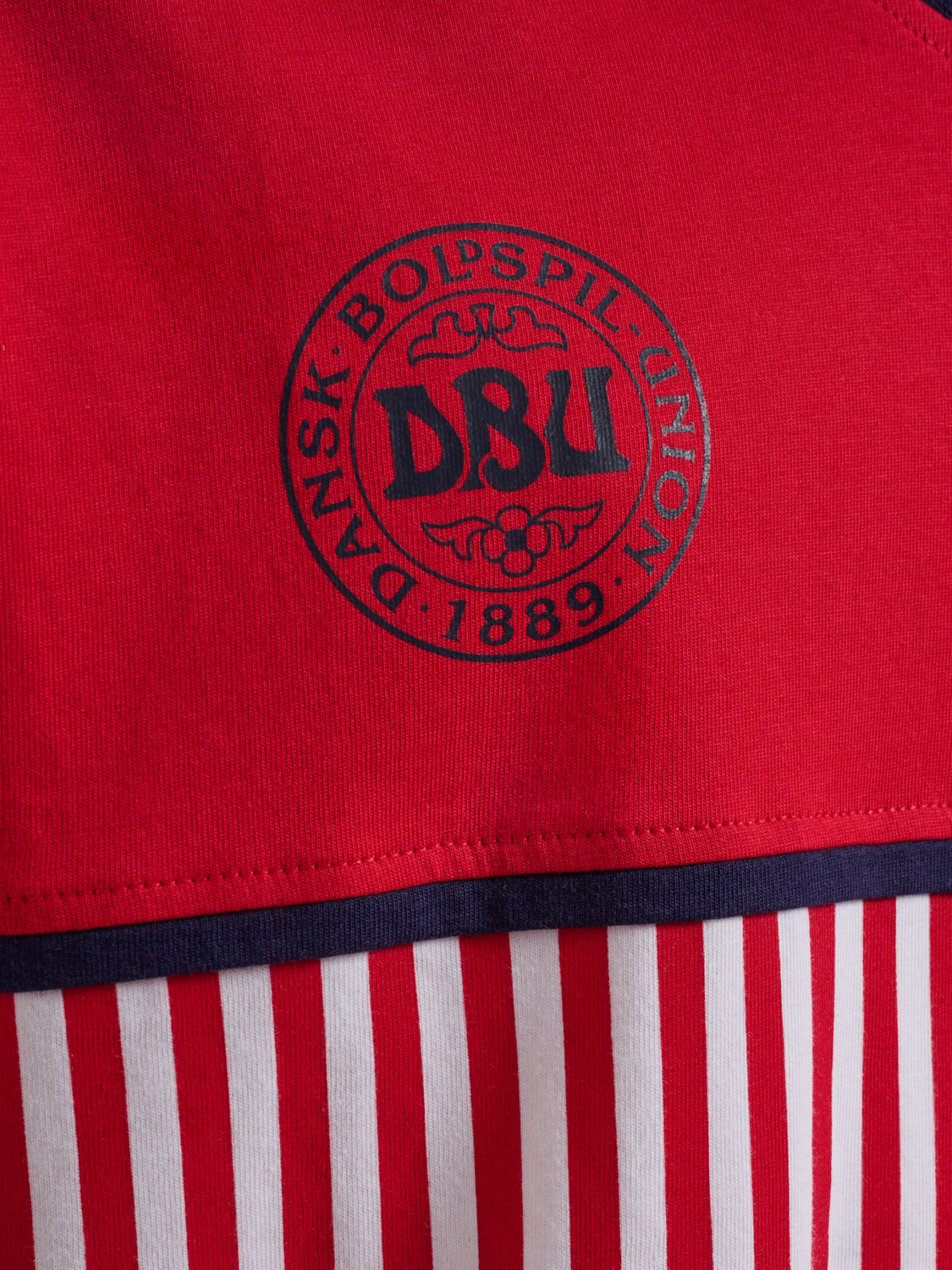 DBU 26 FAN 86 BLOCK COTTON LS KIDS, TANGO RED/WHITE, packshot