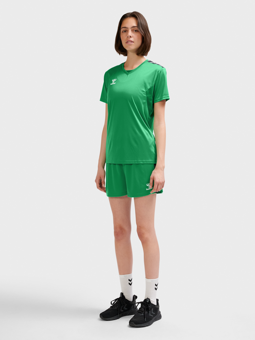 hmlAUTHENTIC PL JERSEY S/S WOMAN, JELLY BEAN, model