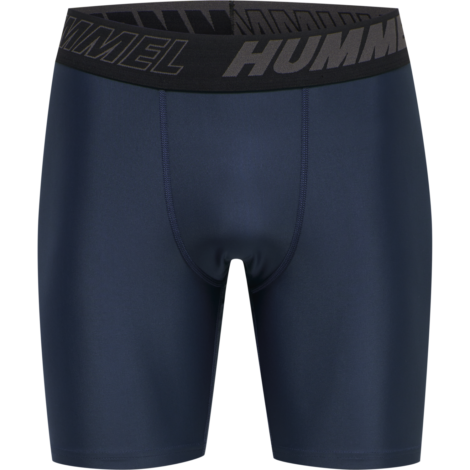 hmlTE TOPAZ 2-PACK TIGHT SHORTS, BLACK/INSIGINA BLUE, packshot