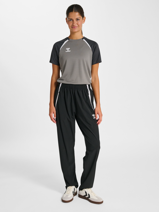 hmlLEAD 2.0 JERSEY S/S WOMAN, STEEL GRAY/ASPHALT, model