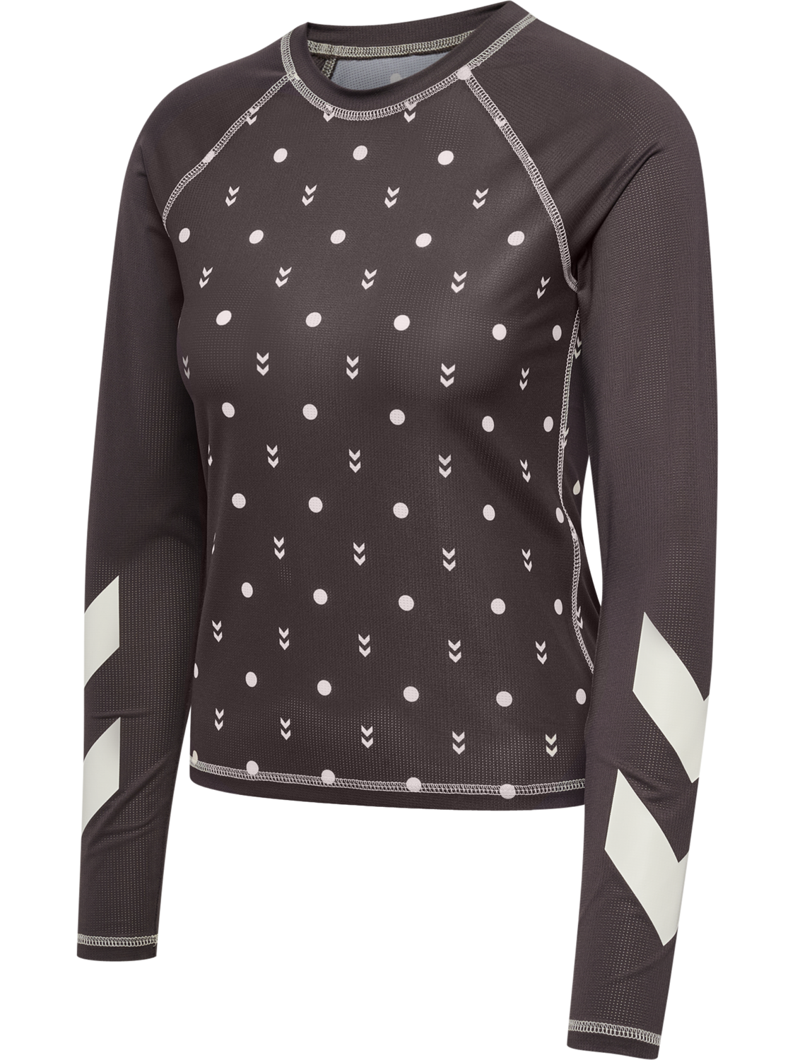 hmlI-D MESH T-SHIRT L/S, SHALE, packshot