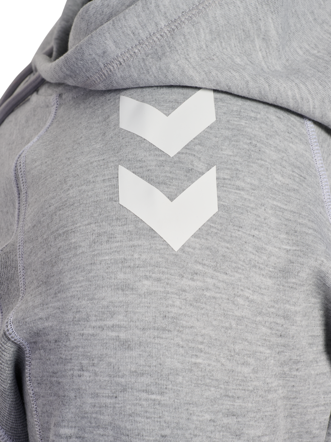 hmlMOVE 2.0 HOODIE, GREY MELANGE, packshot