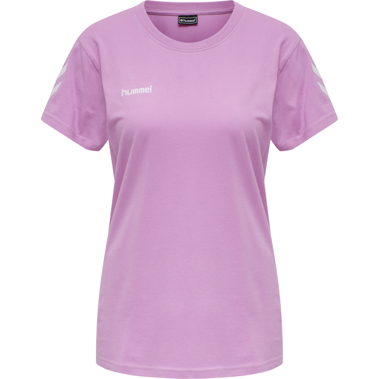 HMLGO COTTON T-SHIRT WOMAN S/S, ORCHID, packshot