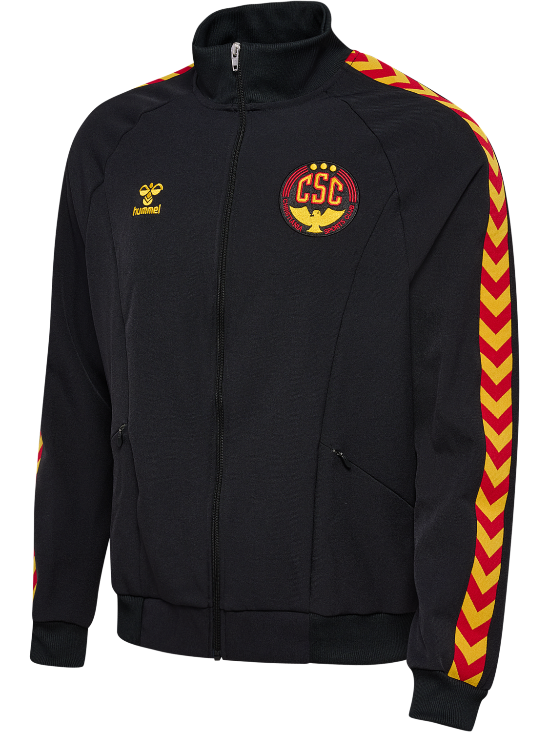 CSC 26/27 hmlROOT TRACK ZIP JKT, BLACK, packshot
