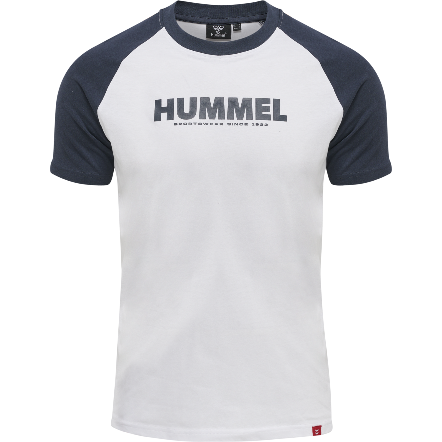 hmlLEGACY BLOCKED T-SHIRT, WHITE, packshot