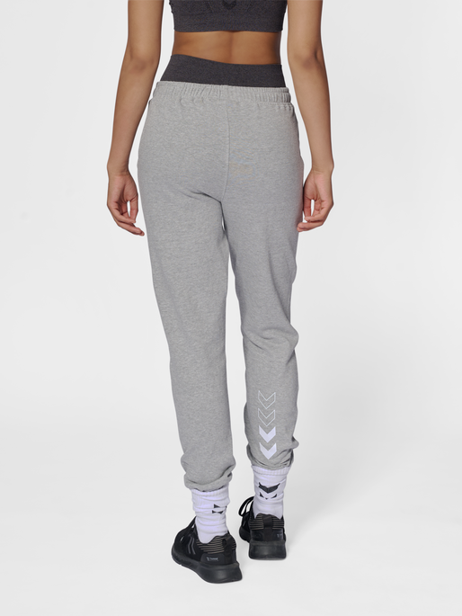 hmlELEMENTAL REGULAR PANTS WOMAN, GREY MELANGE, model