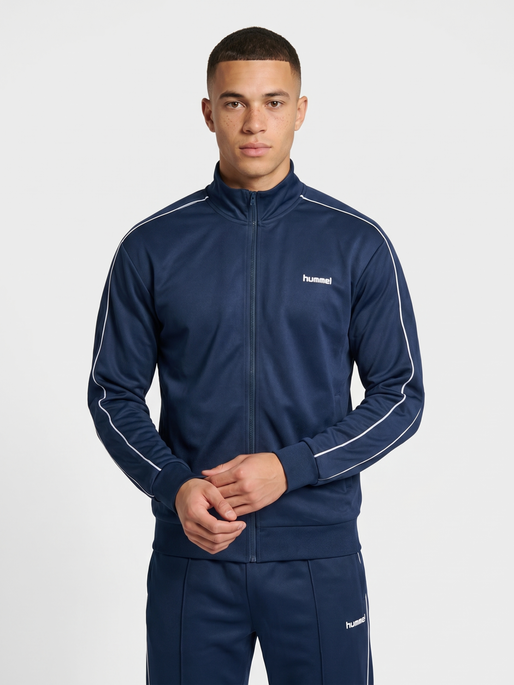 hmlCLUB TRACK TOP, DRESS BLUES, model