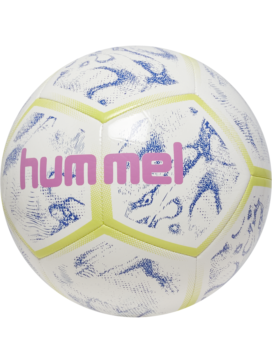 hmlBLAZE CLUB 26 TRAINING FOOTBALL, WHITE/BLUE/PINK, packshot