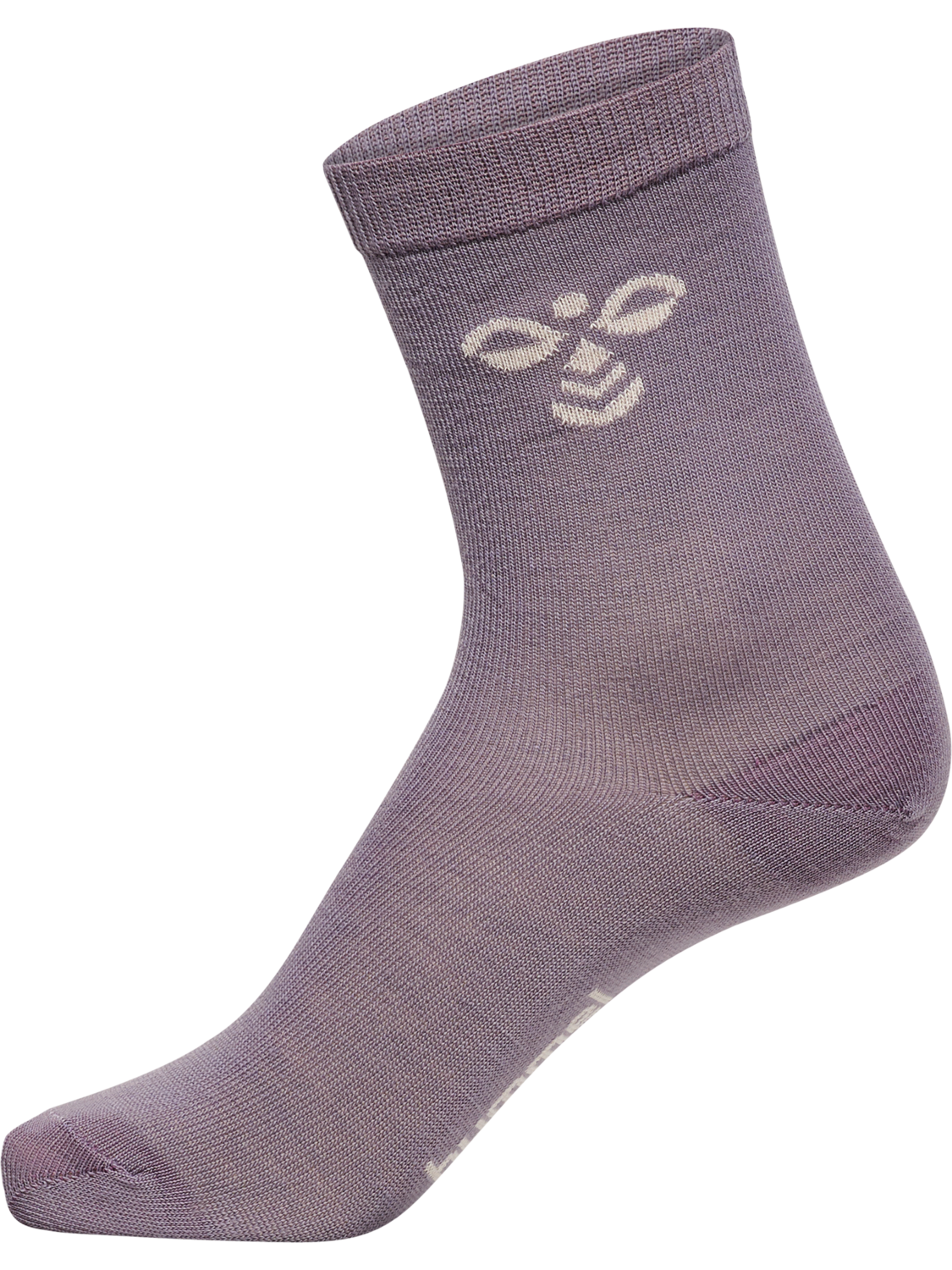 hmlJR WOOL 2-PACK SOCKS, GRAY RIDGE/CLOUD GRAY, packshot