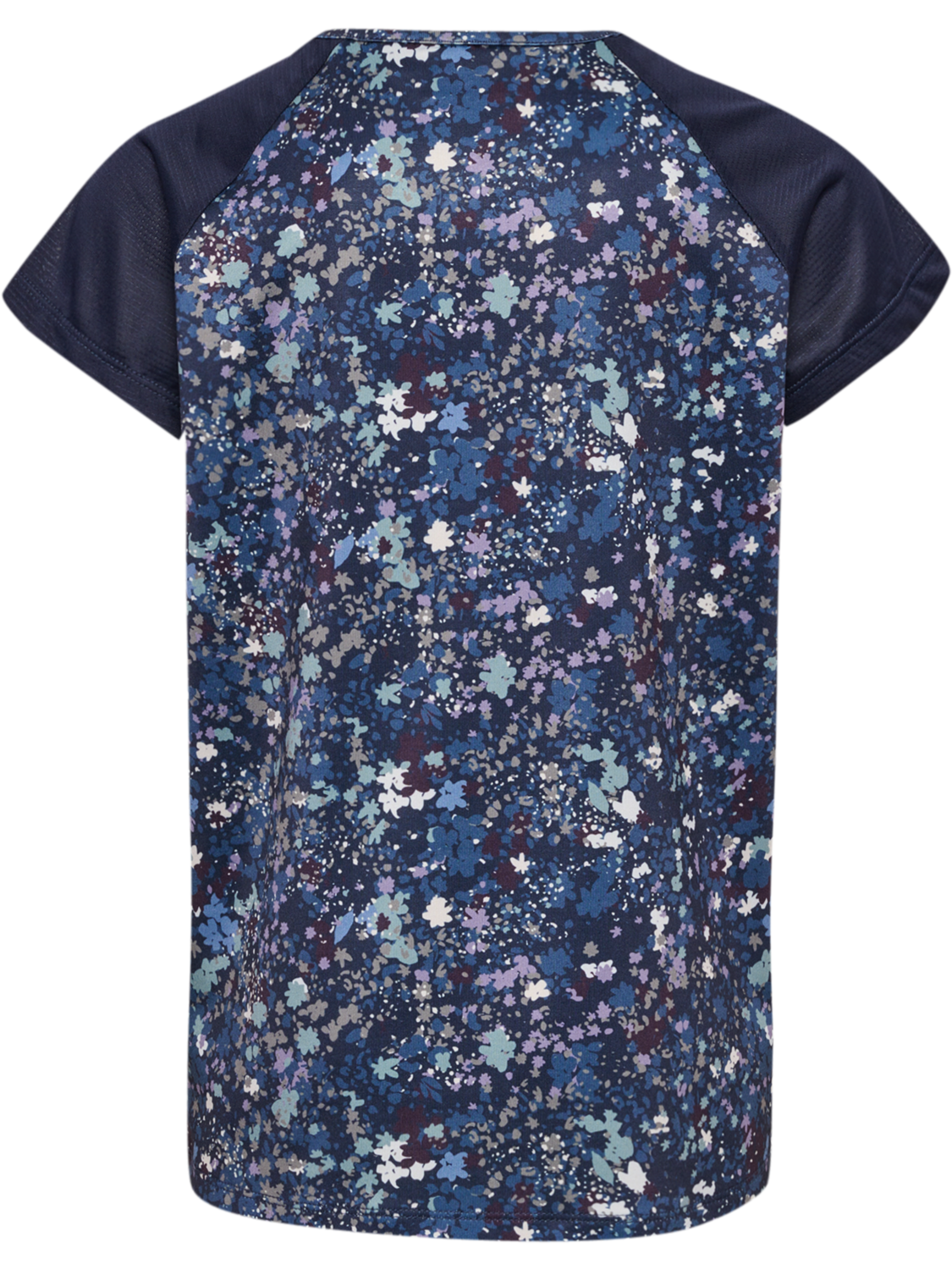 hmlTESSA T-SHIRT S/S, BLACK IRIS, packshot