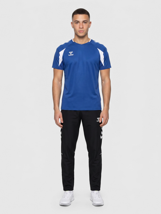 hmlCORE 2.0 JERSEY S/S, TRUE BLUE/WHITE, model