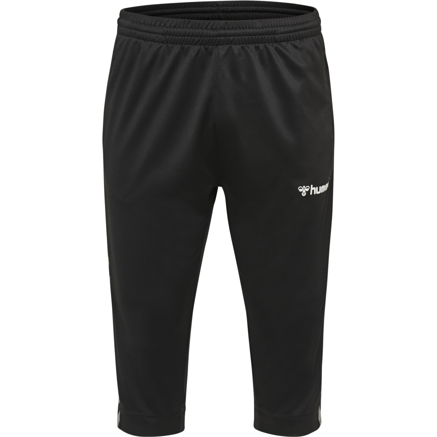 hmlAUTHENTIC KIDS 3/4 PANT, BLACK/WHITE, packshot