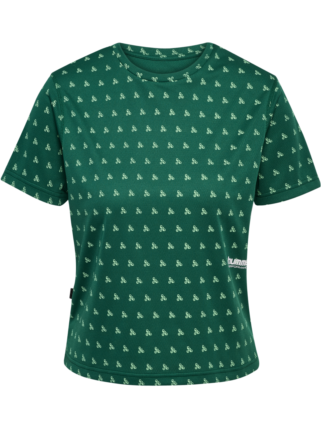 hmlPULSE AOP WORKOUT W T-SHIRT S/S, VERDANT GREEN, packshot