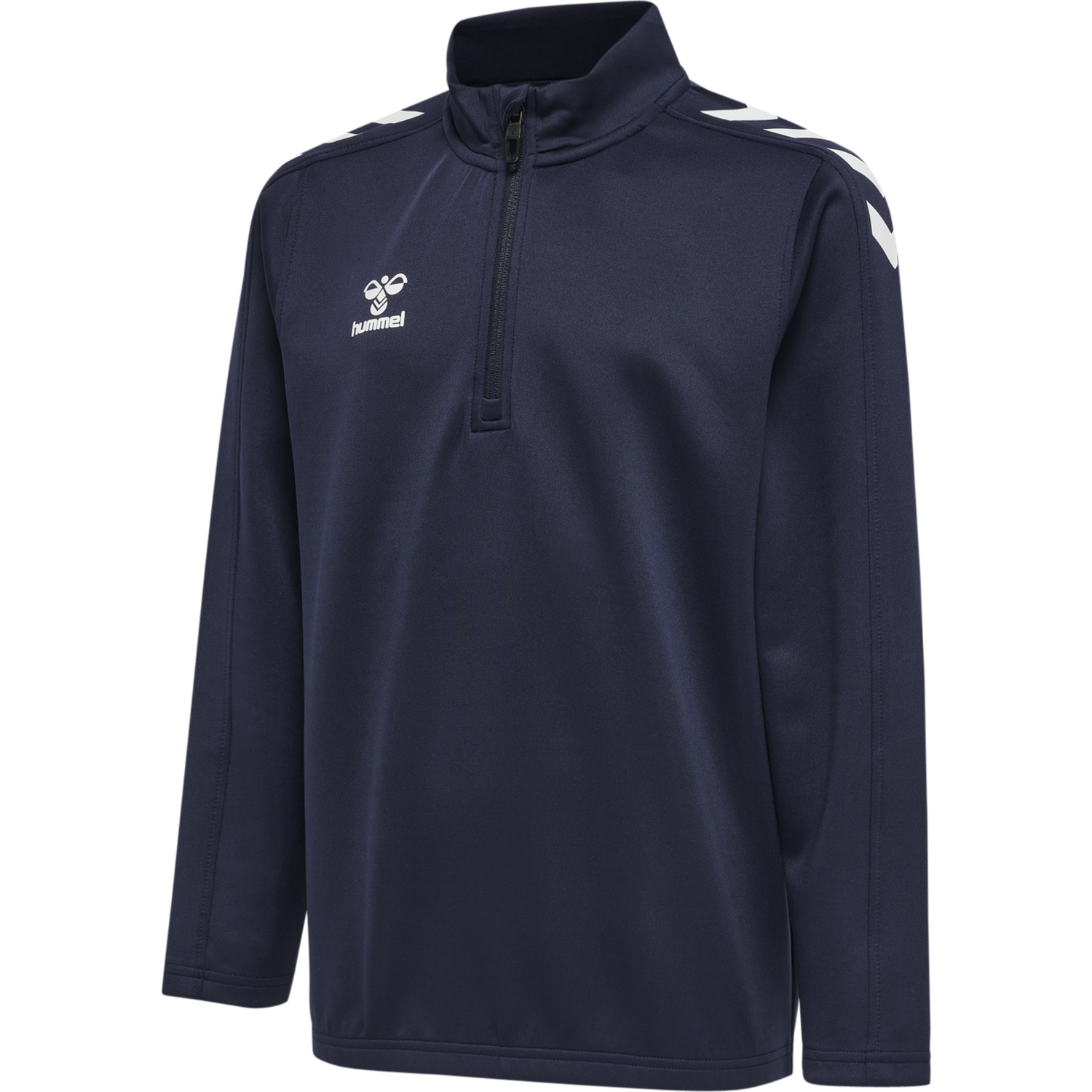 hmlCORE XK HALF ZIP POLY SWEAT KIDS, MARINE, packshot