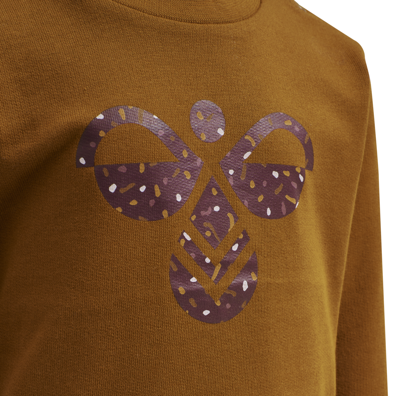 hmlLIME SWEATSHIRT, GLAZED GINGER, packshot