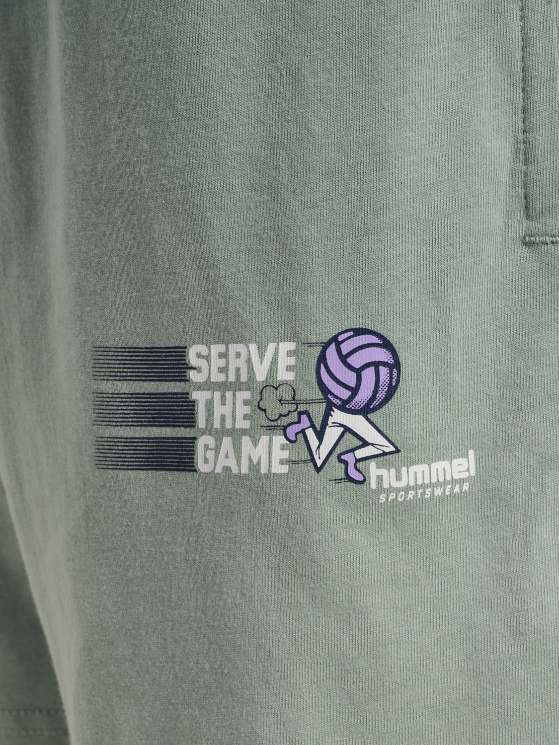 hmlJR LOOSE SET HS GRAPHIC, ICEBERG GREEN, packshot