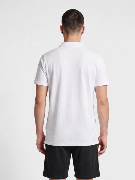 hmlESSENTIAL POLO, WHITE, model