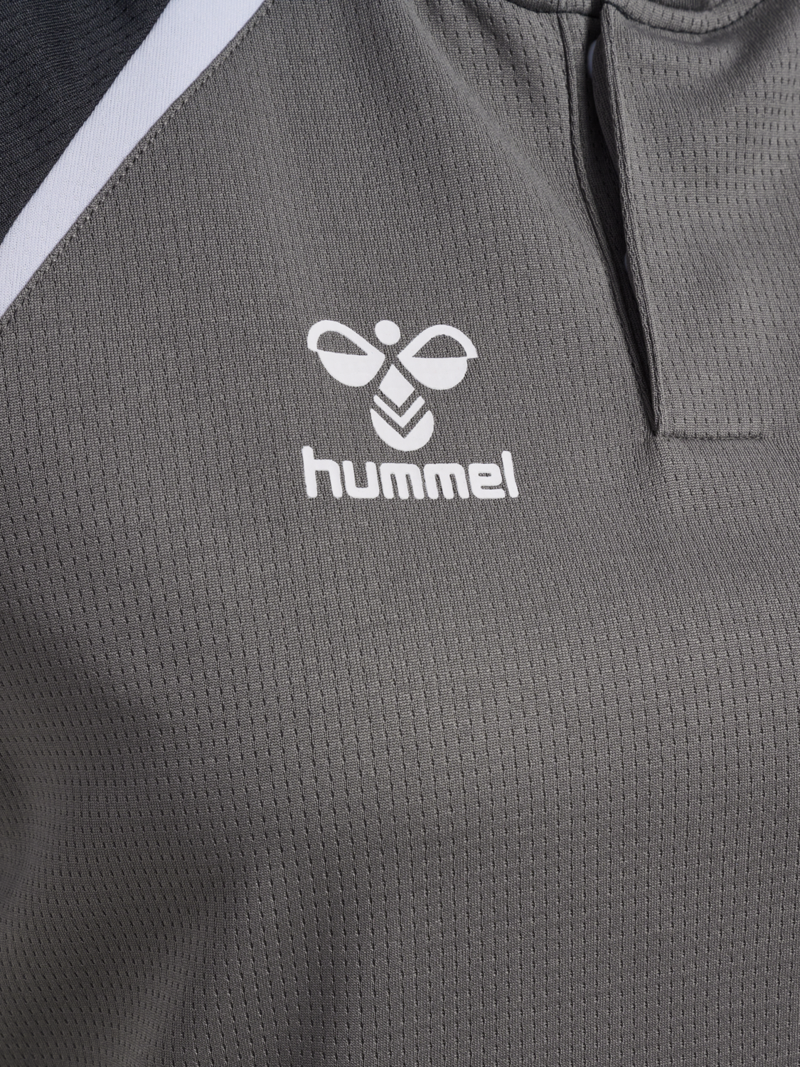 hmlLEAD 2.0 POLO WOMAN, STEEL GRAY/ASPHALT, packshot