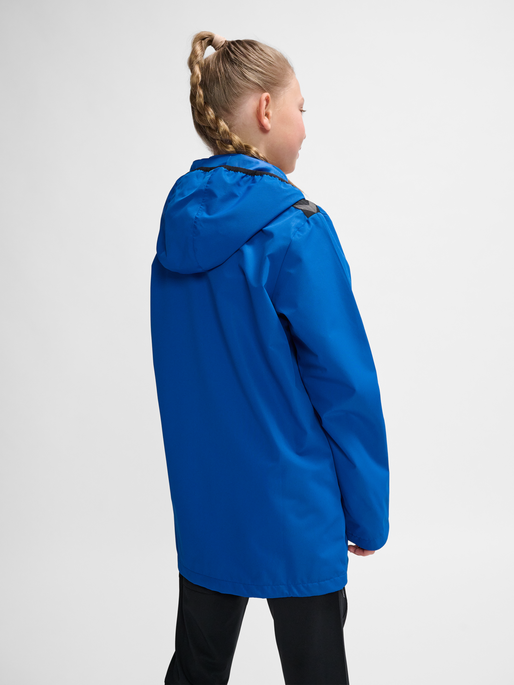hmlAUTHENTIC ALL WEATHER JACKET KID, TRUE BLUE, model