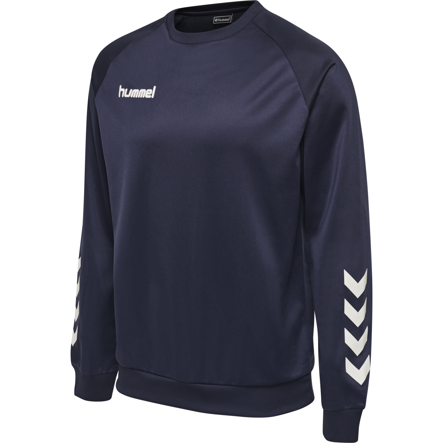 hmlPROMO POLY SWEATSHIRT, MARINE, packshot