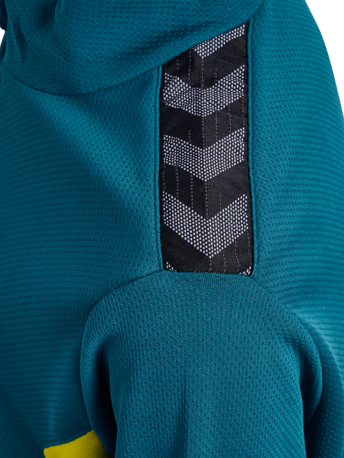 hmlAUTHENTIC HALF ZIP SWEAT KIDS, BLUE CORAL/SULPHUR SPRING, packshot