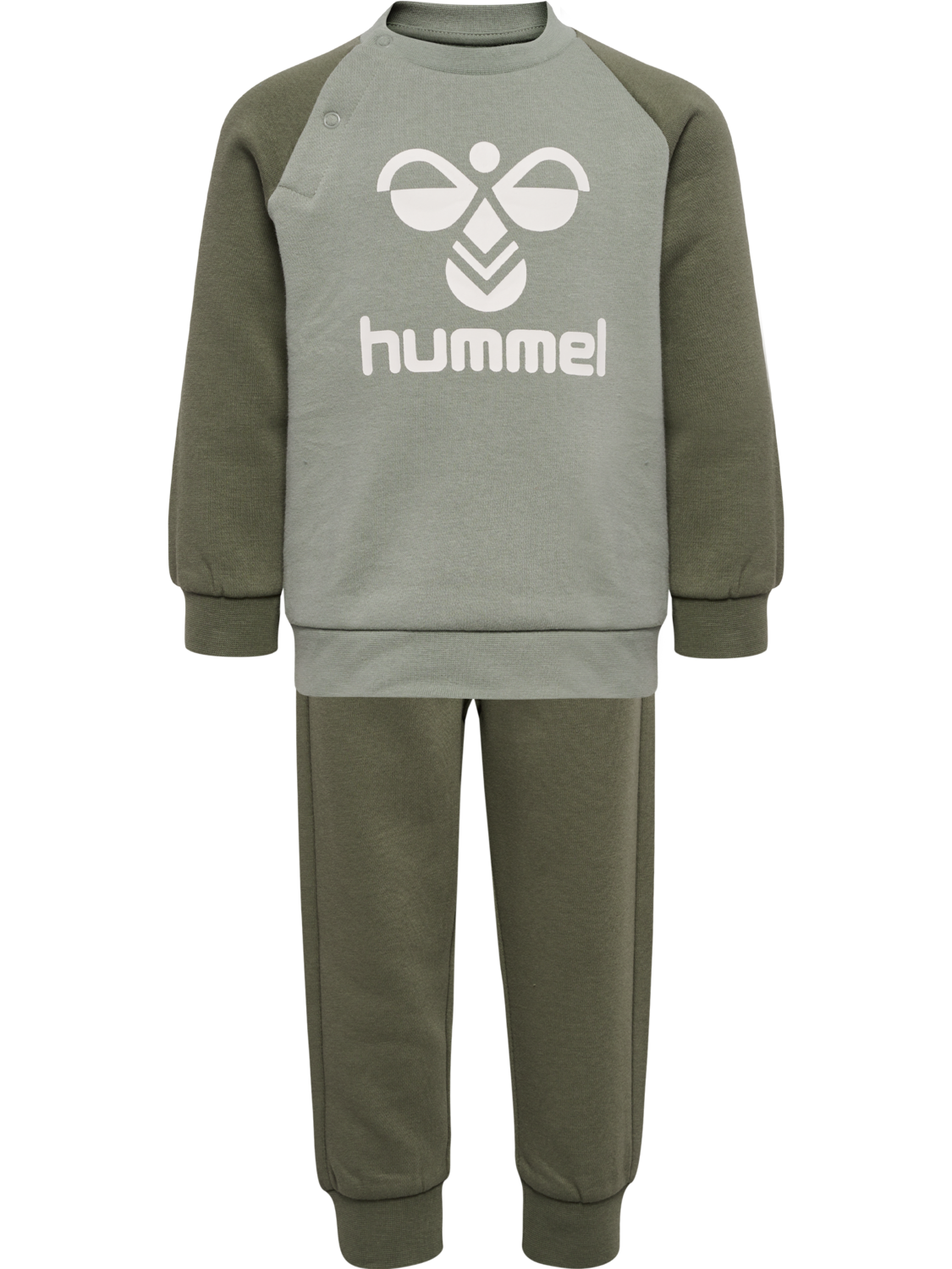 hmlHUMMING CREWSUIT, DUSTY OLIVE, packshot