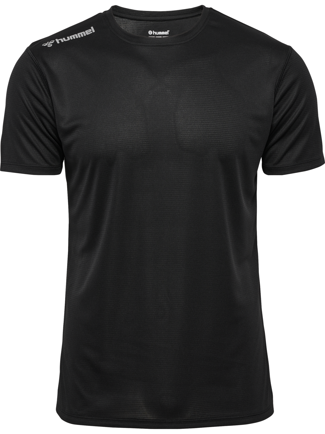 hmlRUN JERSEY S/S, BLACK, packshot