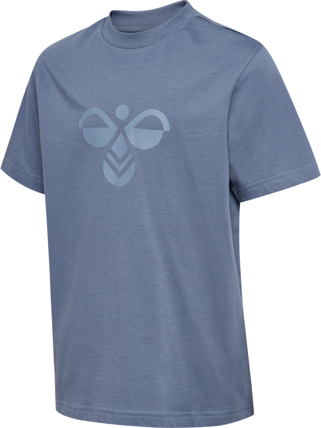 hmlJR REG TUKAS 2-PACK T-SHIRT S/S, DRESS BLUES/FLINT STONE, packshot