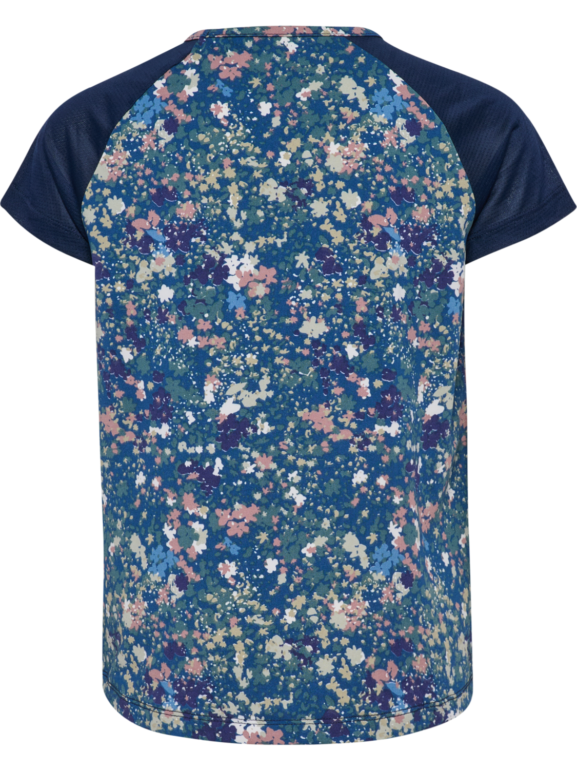 hmlJR MIX T-SHIRT S/S, DRESS BLUES/RIVERSIDE, packshot