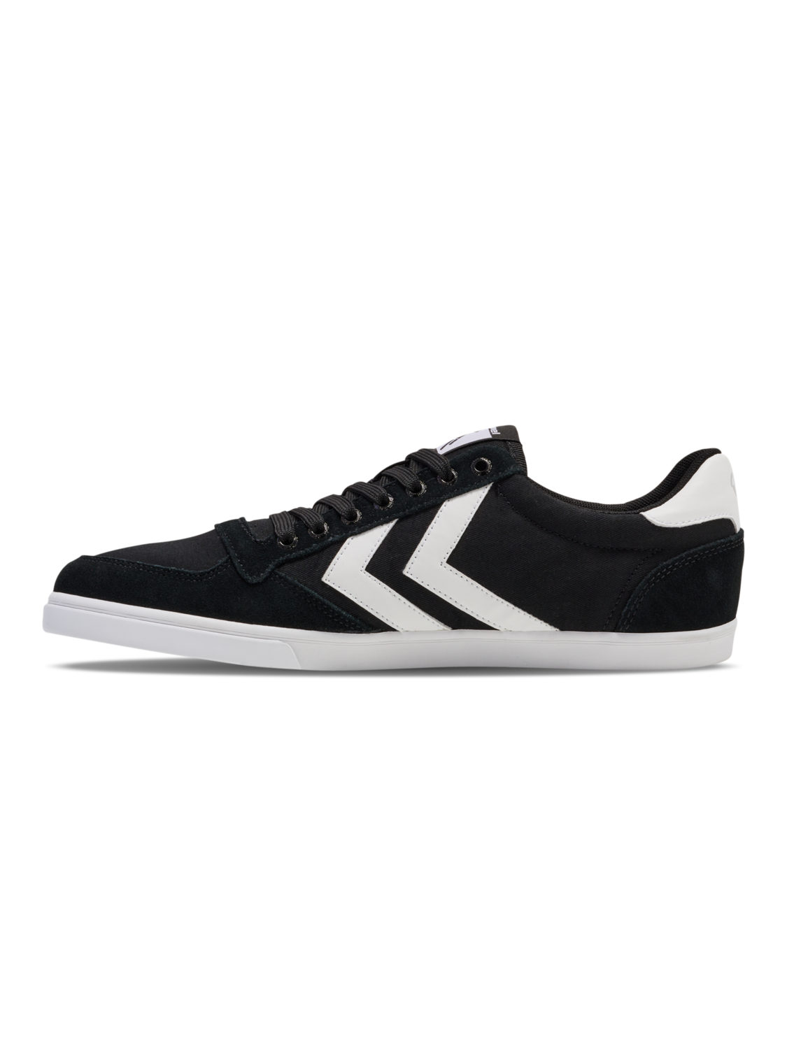 HUMMEL SLIMMER STADIL LOW, BLACK/ WHITE KH, packshot