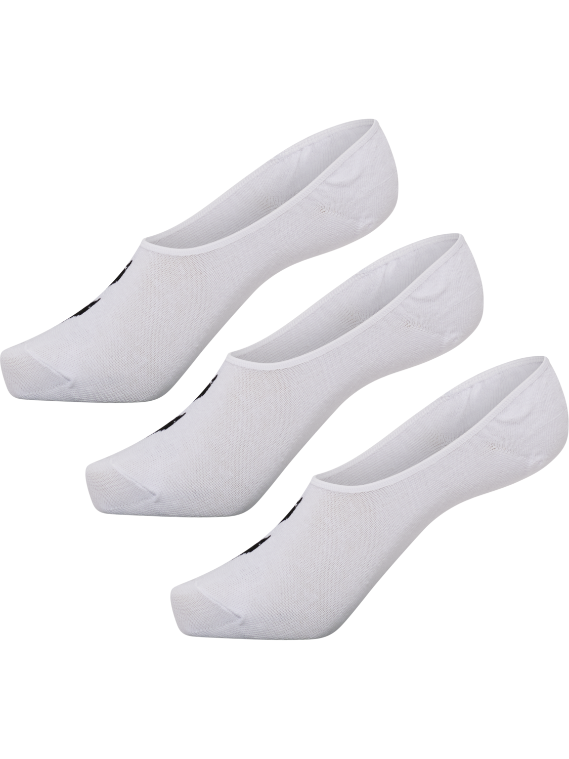 hml3 PACK BASIC NO-SHOW SOCK, WHITE, packshot