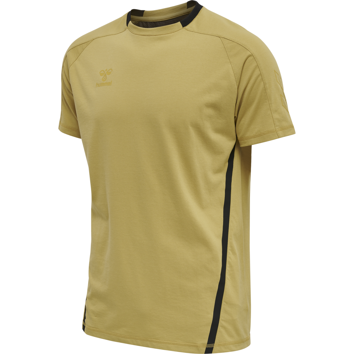 hmlCIMA XK T-SHIRT S/S, ANTIQUE GOLD, packshot