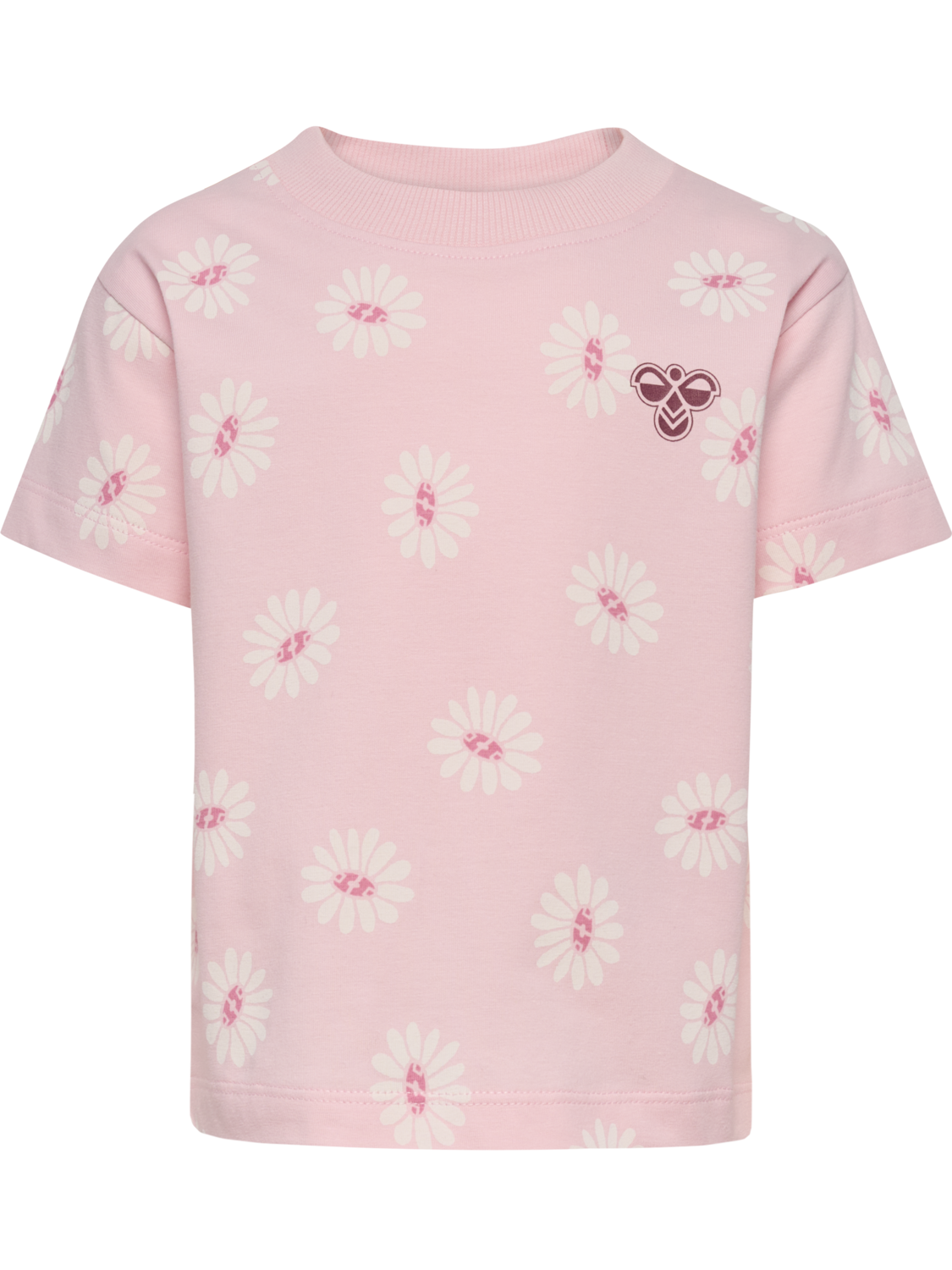 hmlMINI LOOSE FLOWER T-SHIRT S/S, PALE LILAC, packshot