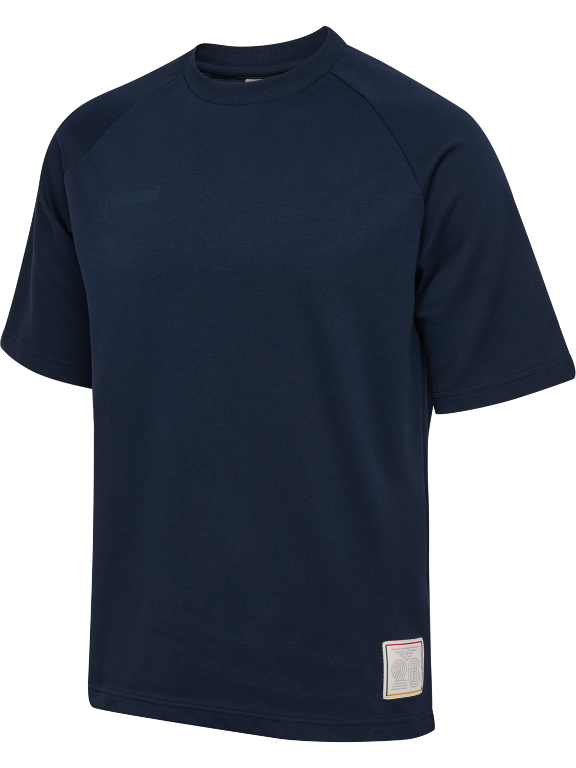 hmlWORLD 26 T-SHIRT S/S, DARK SAPPHIRE, packshot