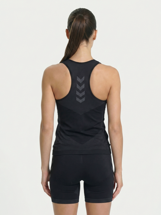 HUMMEL FIRST SEAMLESS TANK TOP W, BLACK, model