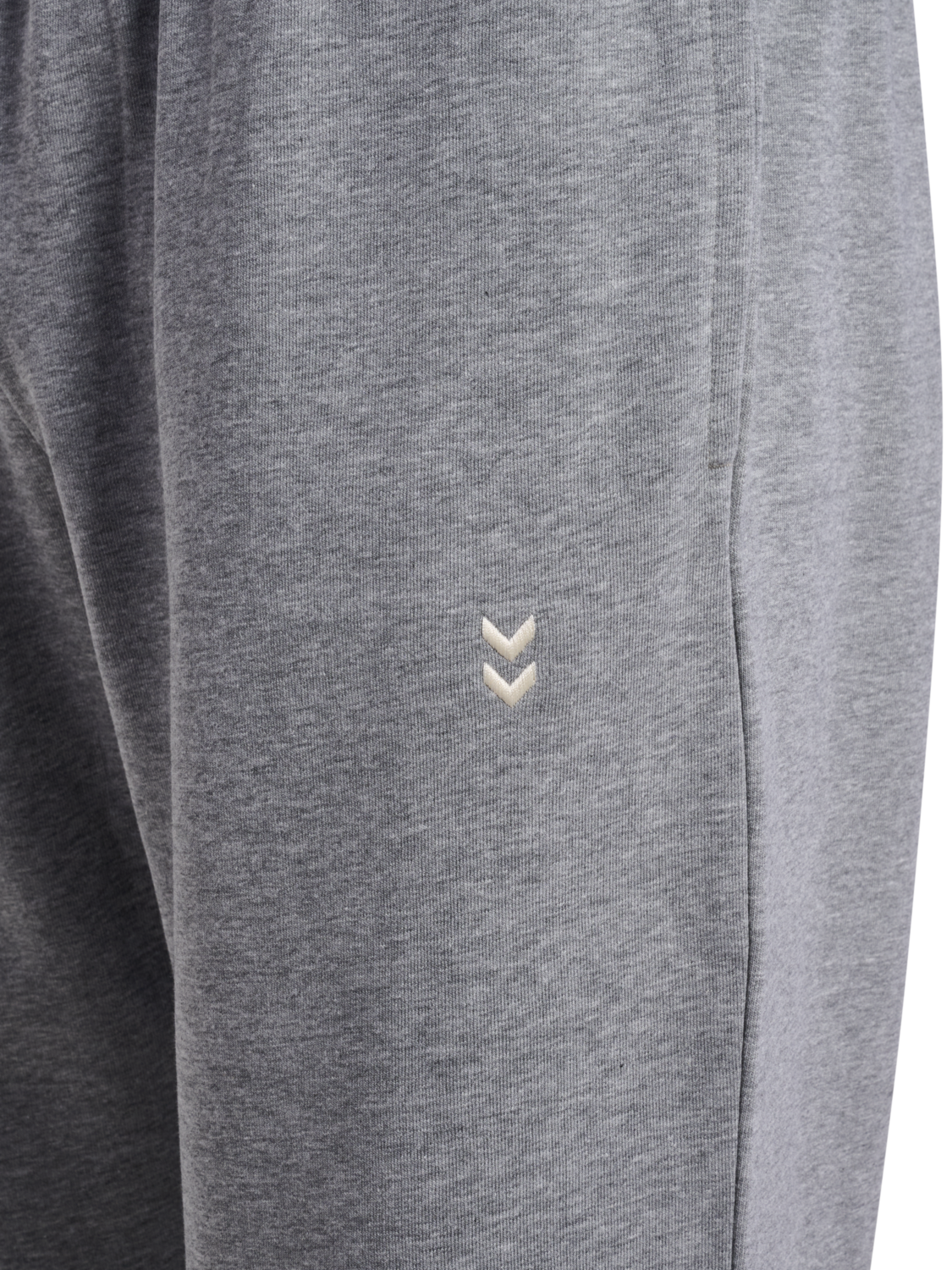 hmlPULSE WIDE SWEAT PANTS, GREY MELANGE, packshot