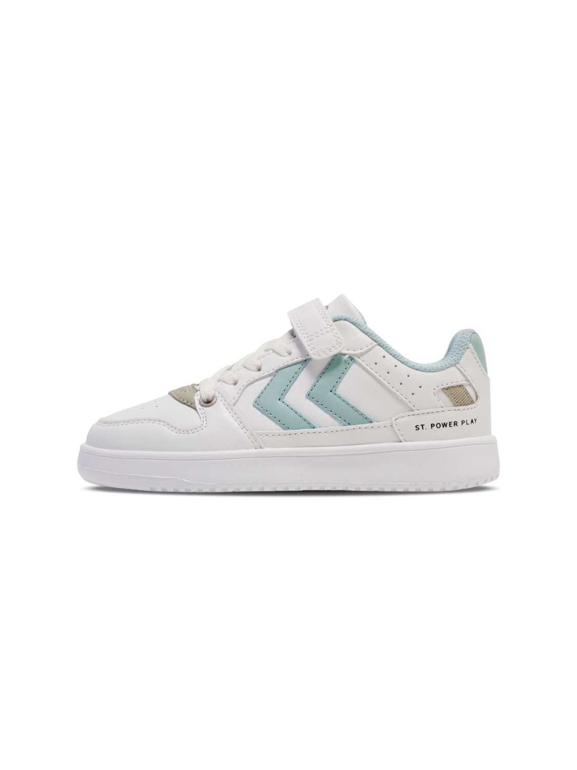 ST. POWER PLAY JR, WHITE/TURQUOISE, packshot