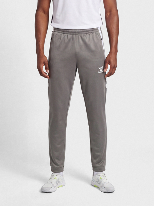 hmlLEAD 2.0 TRACK PANTS, STEEL GRAY, model