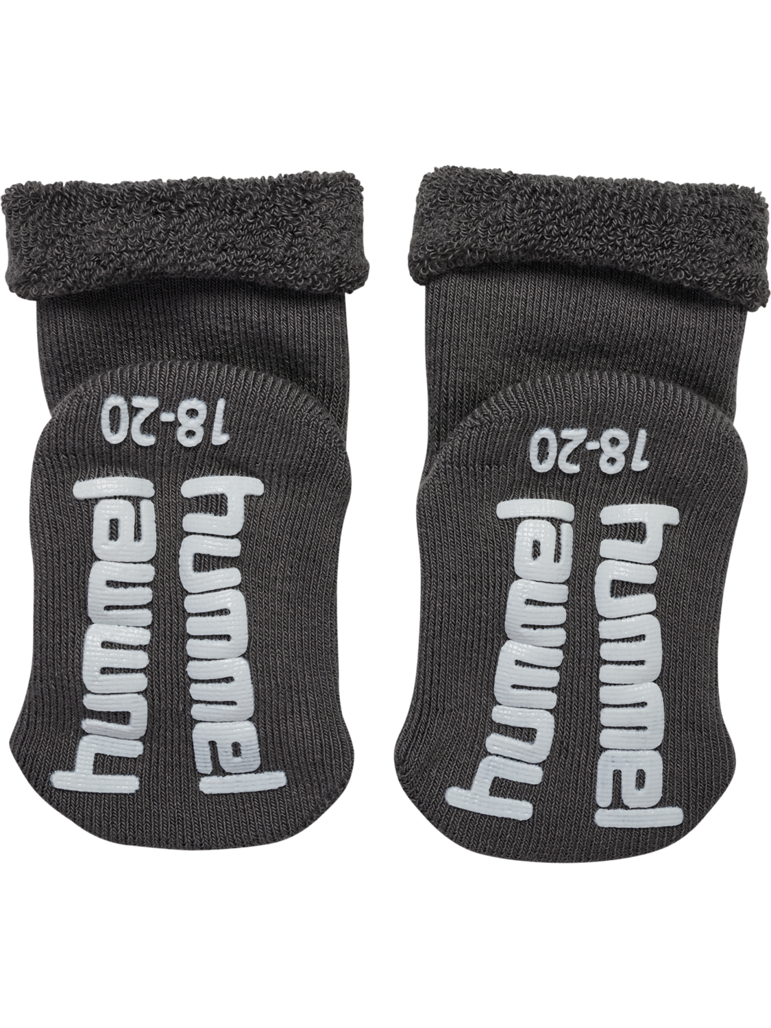 hmlMINI NON SLIP 3-PACK SOCK, DARK GULL GRAY, packshot