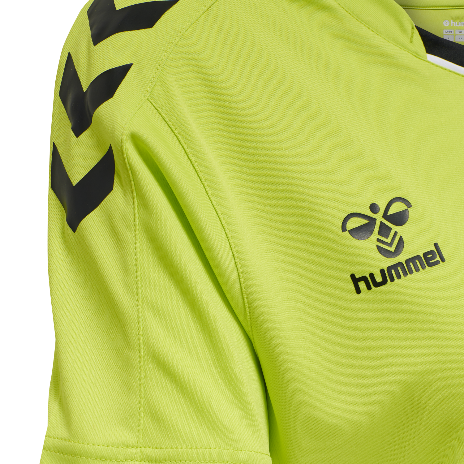 hmlCORE XK POLY JERSEY S/S WOMAN, LIME POPSICLE, packshot